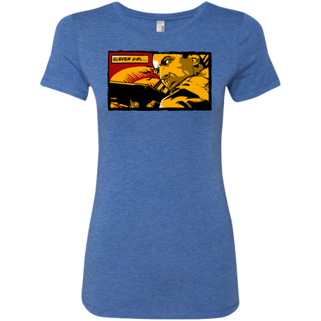 T-Shirts Vintage Royal / Small Clever Girl Women's Triblend T-Shirt