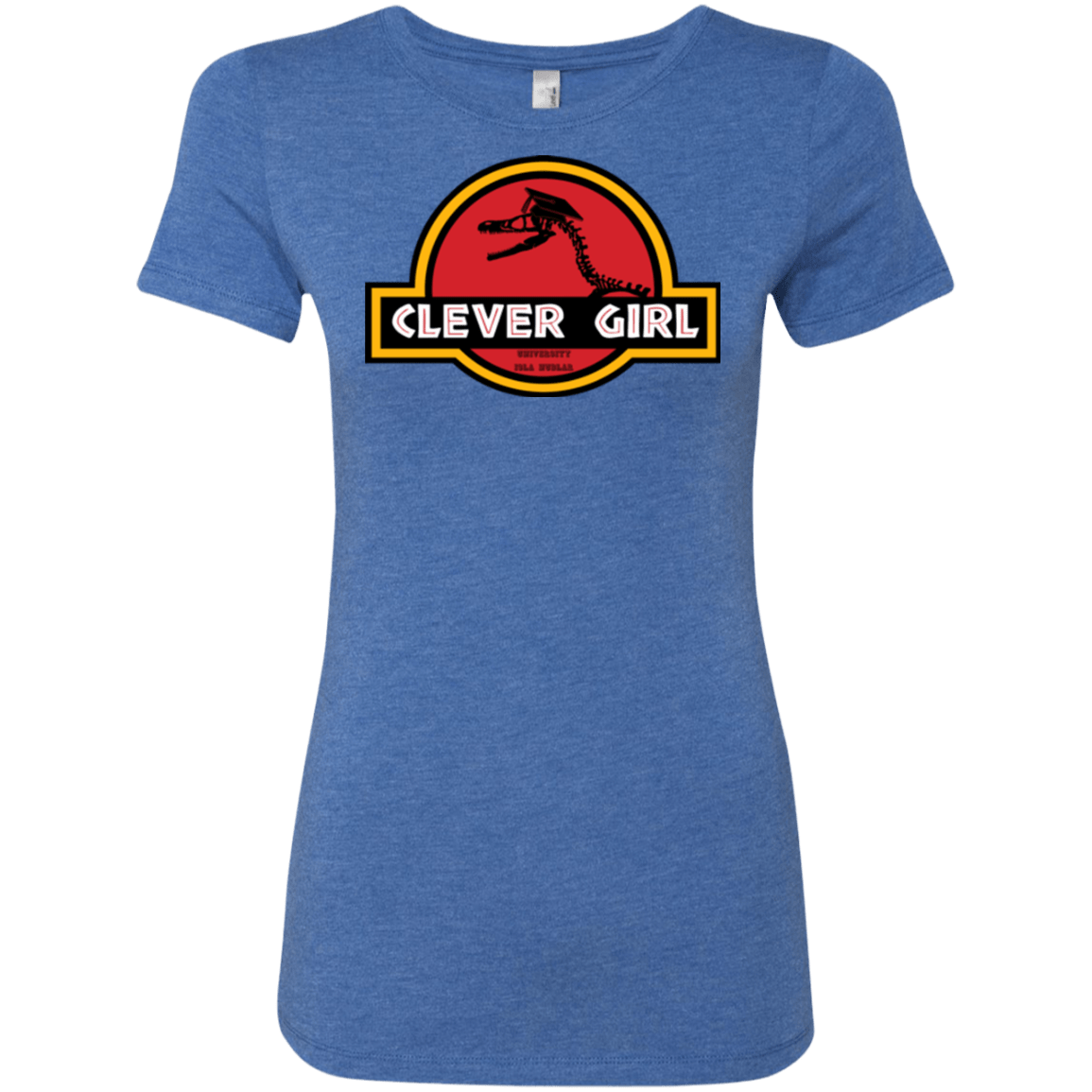 T-Shirts Vintage Royal / Small Clever Girl Women's Triblend T-Shirt