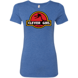 T-Shirts Vintage Royal / Small Clever Girl Women's Triblend T-Shirt