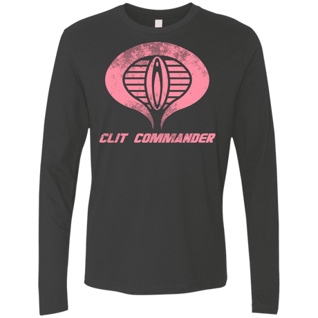 T-Shirts Heavy Metal / Small Clit Commander Men's Premium Long Sleeve