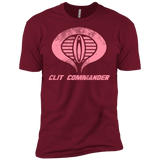 T-Shirts Cardinal / X-Small Clit Commander Men's Premium T-Shirt