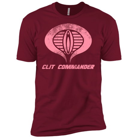 T-Shirts Cardinal / X-Small Clit Commander Men's Premium T-Shirt