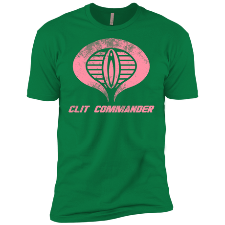 T-Shirts Kelly Green / X-Small Clit Commander Men's Premium T-Shirt