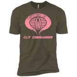 T-Shirts Military Green / X-Small Clit Commander Men's Premium T-Shirt