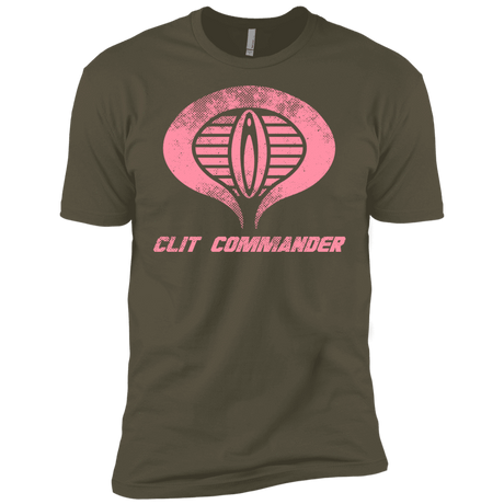 T-Shirts Military Green / X-Small Clit Commander Men's Premium T-Shirt