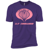 T-Shirts Purple / X-Small Clit Commander Men's Premium T-Shirt