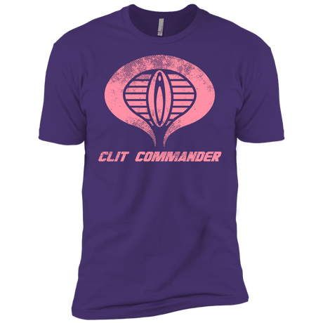 T-Shirts Purple / X-Small Clit Commander Men's Premium T-Shirt