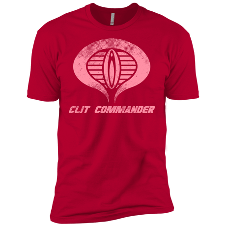 T-Shirts Red / X-Small Clit Commander Men's Premium T-Shirt