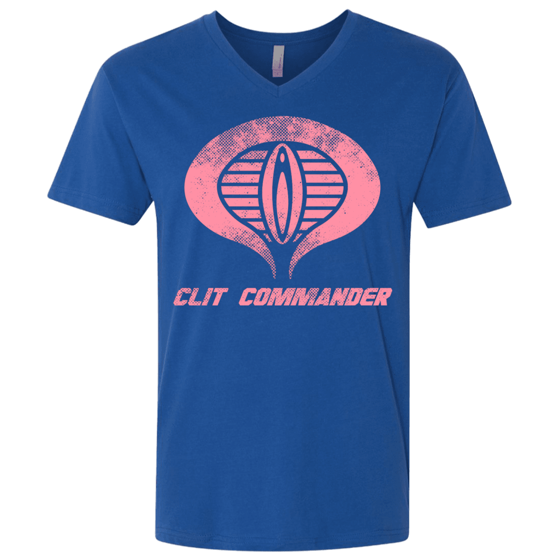 T-Shirts Royal / X-Small Clit Commander Men's Premium V-Neck