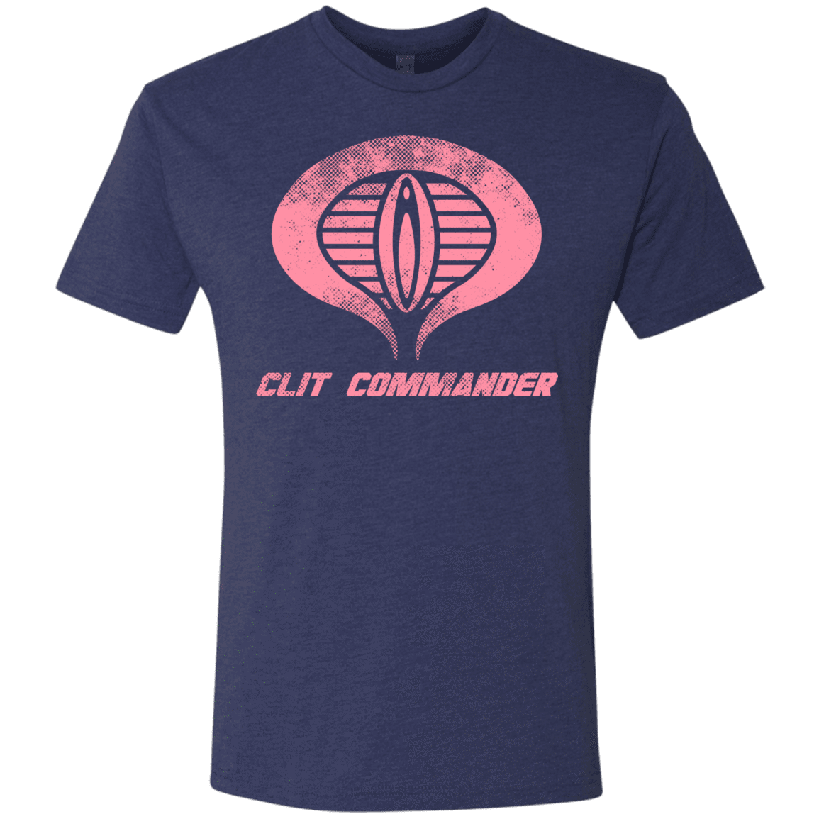 T-Shirts Vintage Navy / Small Clit Commander Men's Triblend T-Shirt