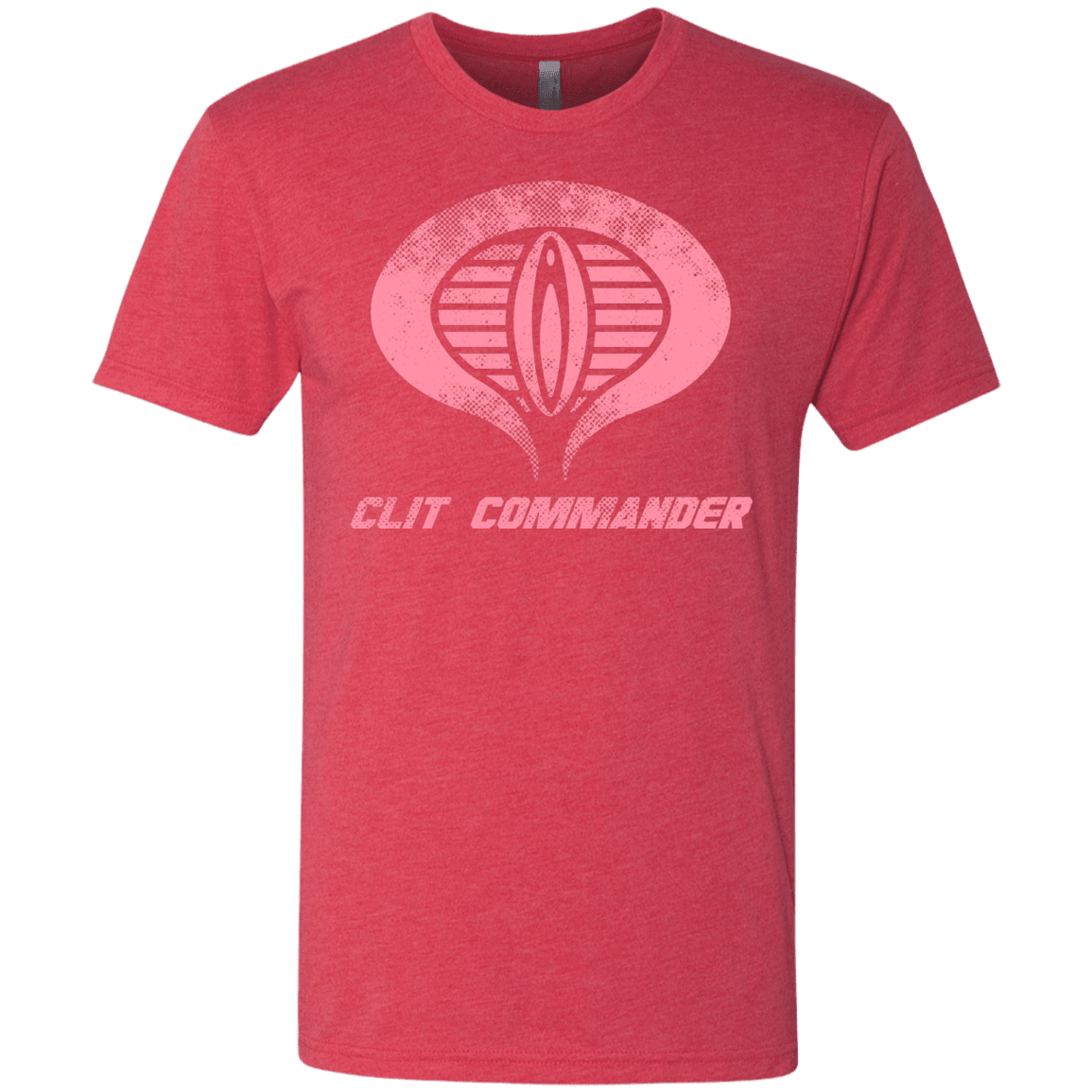 T-Shirts Vintage Red / Small Clit Commander Men's Triblend T-Shirt
