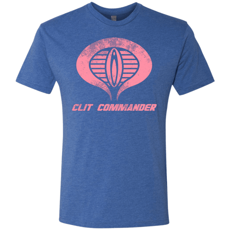 T-Shirts Vintage Royal / Small Clit Commander Men's Triblend T-Shirt