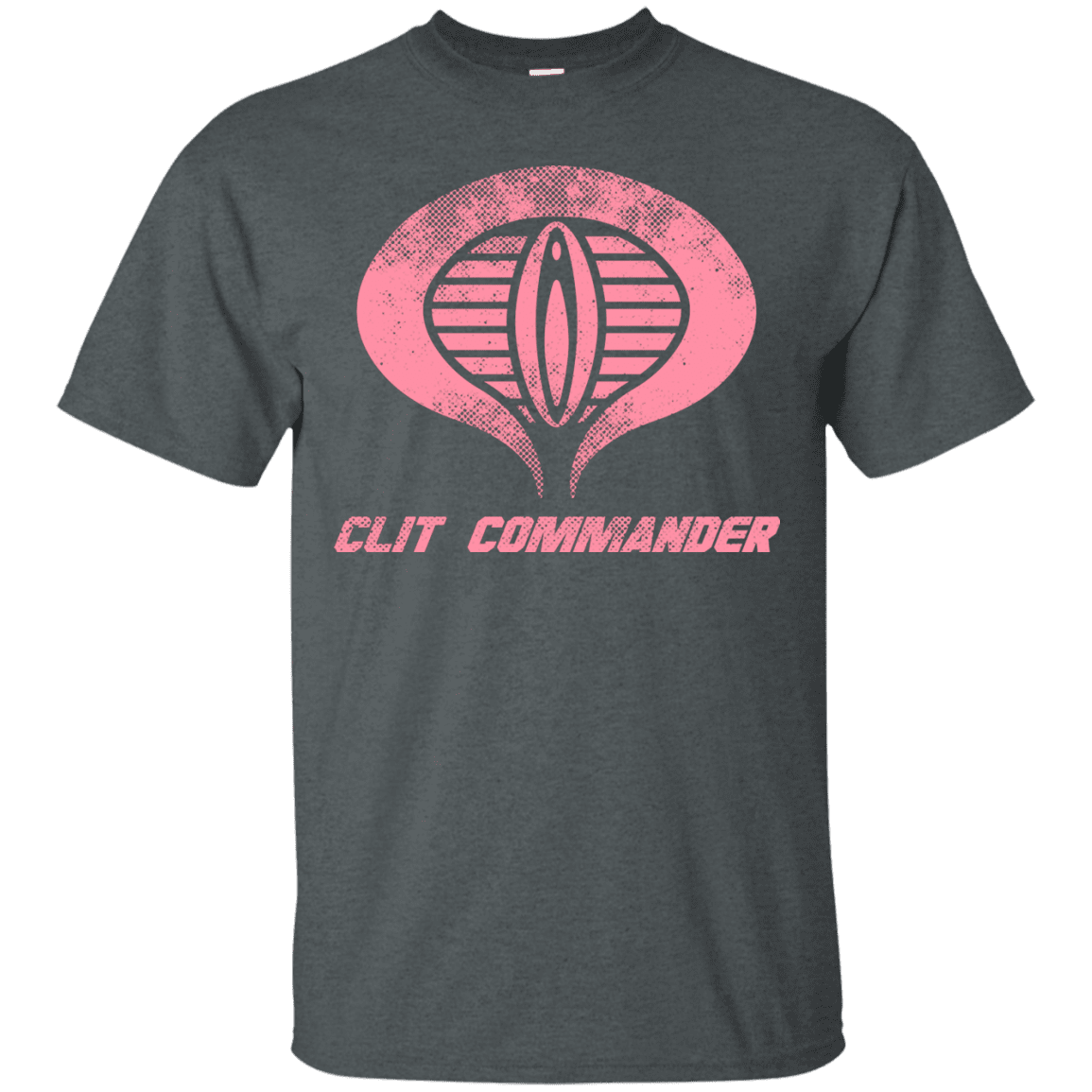T-Shirts Dark Heather / Small Clit Commander T-Shirt