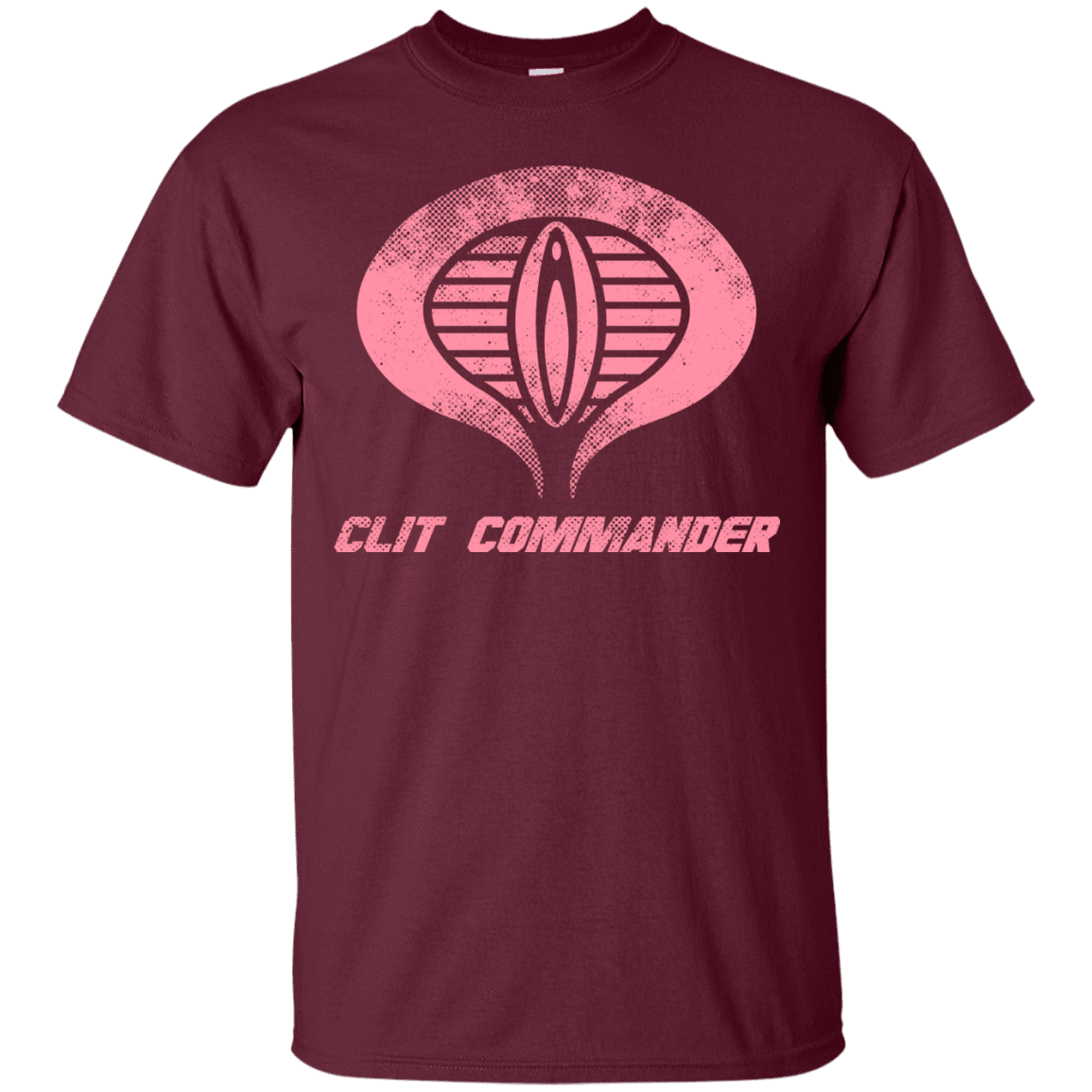 T-Shirts Maroon / Small Clit Commander T-Shirt