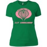 T-Shirts Kelly Green / X-Small Clit Commander Women's Premium T-Shirt