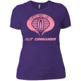 T-Shirts Purple / X-Small Clit Commander Women's Premium T-Shirt