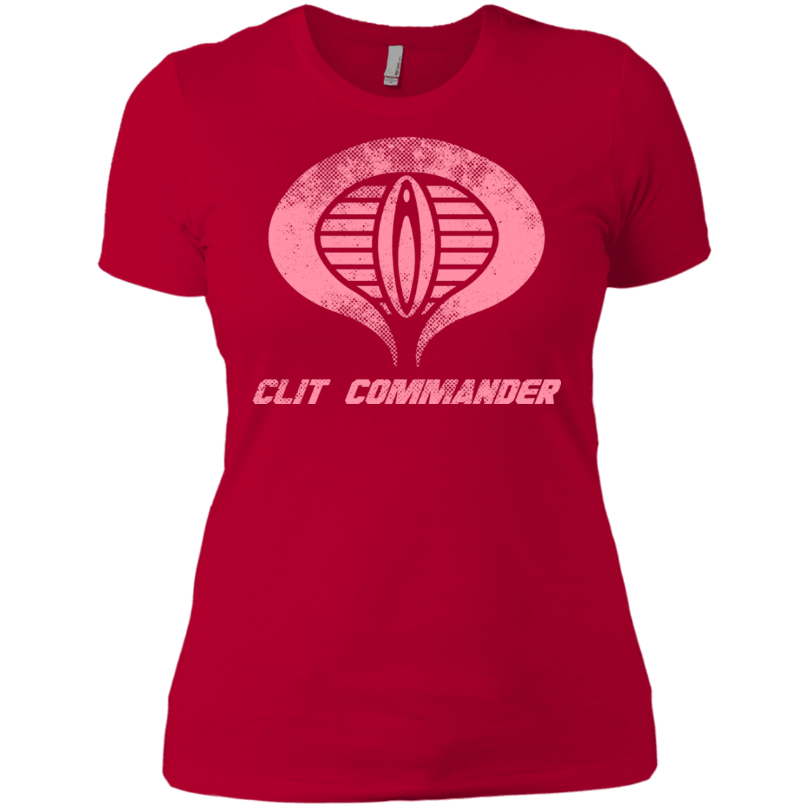 T-Shirts Red / X-Small Clit Commander Women's Premium T-Shirt