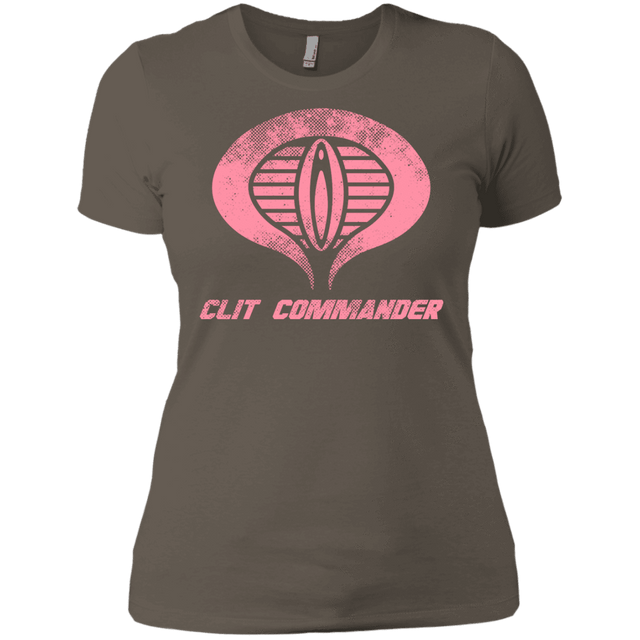 T-Shirts Warm Grey / X-Small Clit Commander Women's Premium T-Shirt