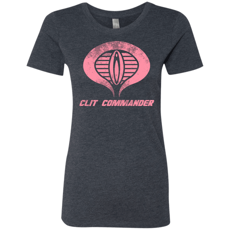 T-Shirts Vintage Navy / Small Clit Commander Women's Triblend T-Shirt