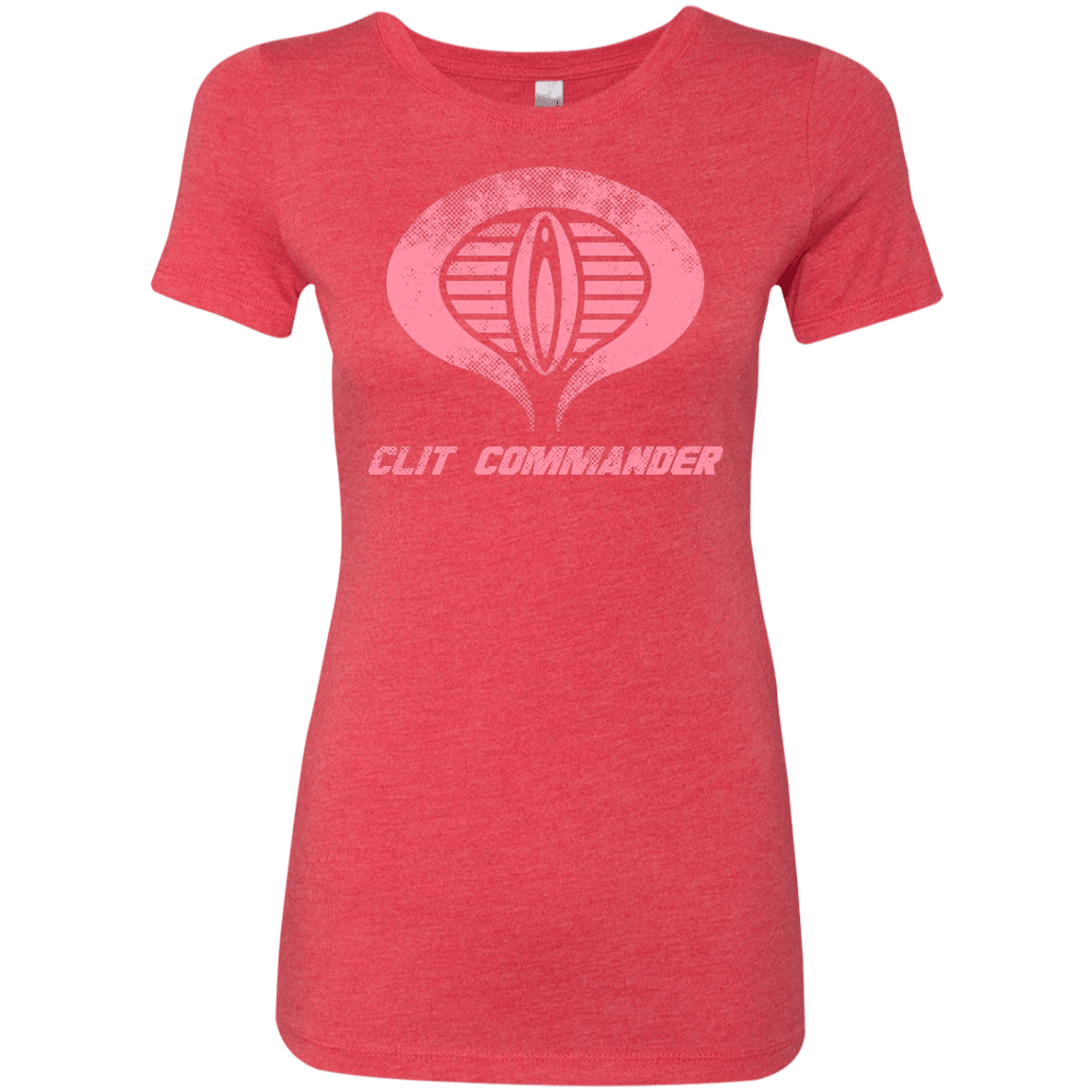 T-Shirts Vintage Red / Small Clit Commander Women's Triblend T-Shirt