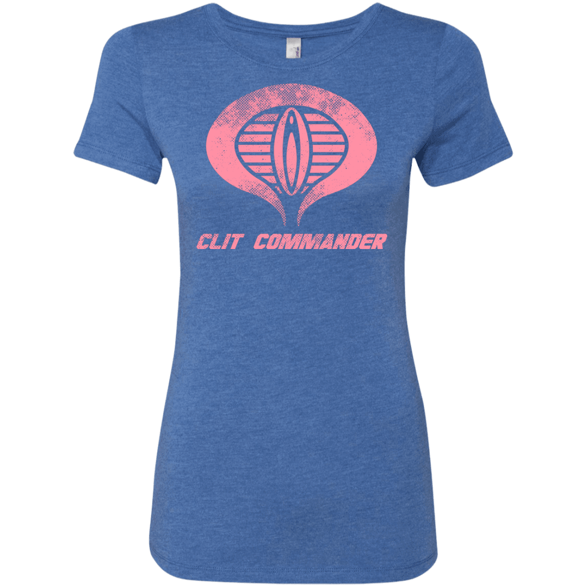 T-Shirts Vintage Royal / Small Clit Commander Women's Triblend T-Shirt