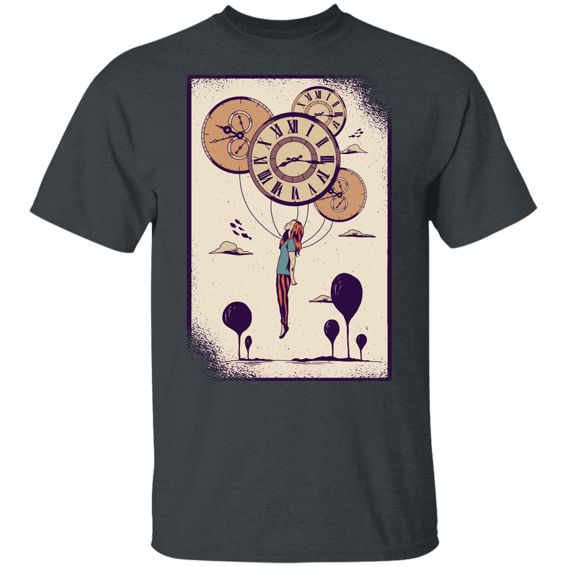 T-Shirts Dark Heather / YXS Clock Youth T-Shirt