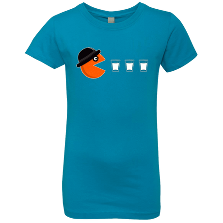 T-Shirts Turquoise / YXS Clockwork man Girls Premium T-Shirt
