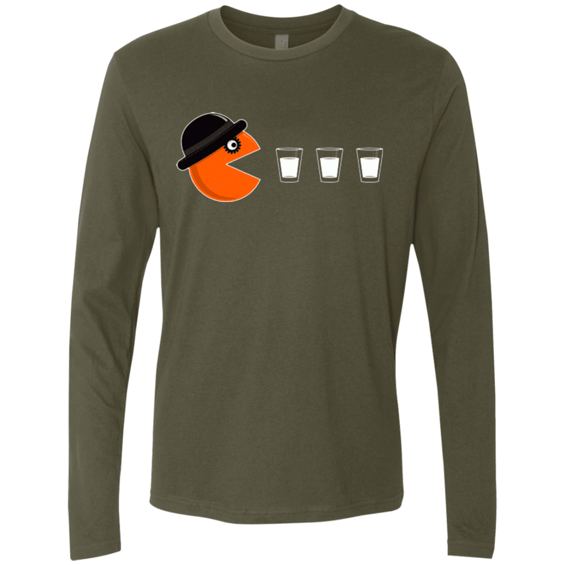 T-Shirts Military Green / Small Clockwork man Men's Premium Long Sleeve