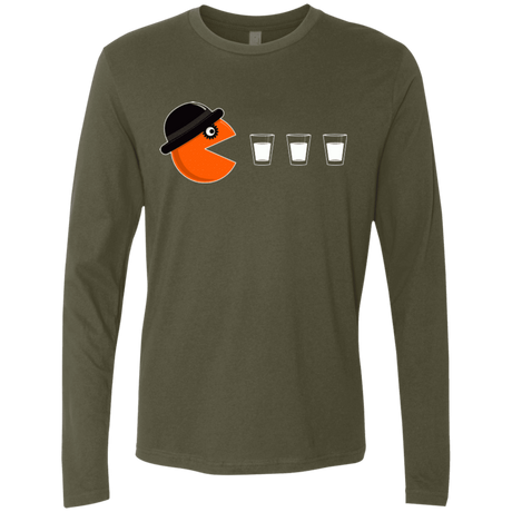 T-Shirts Military Green / Small Clockwork man Men's Premium Long Sleeve