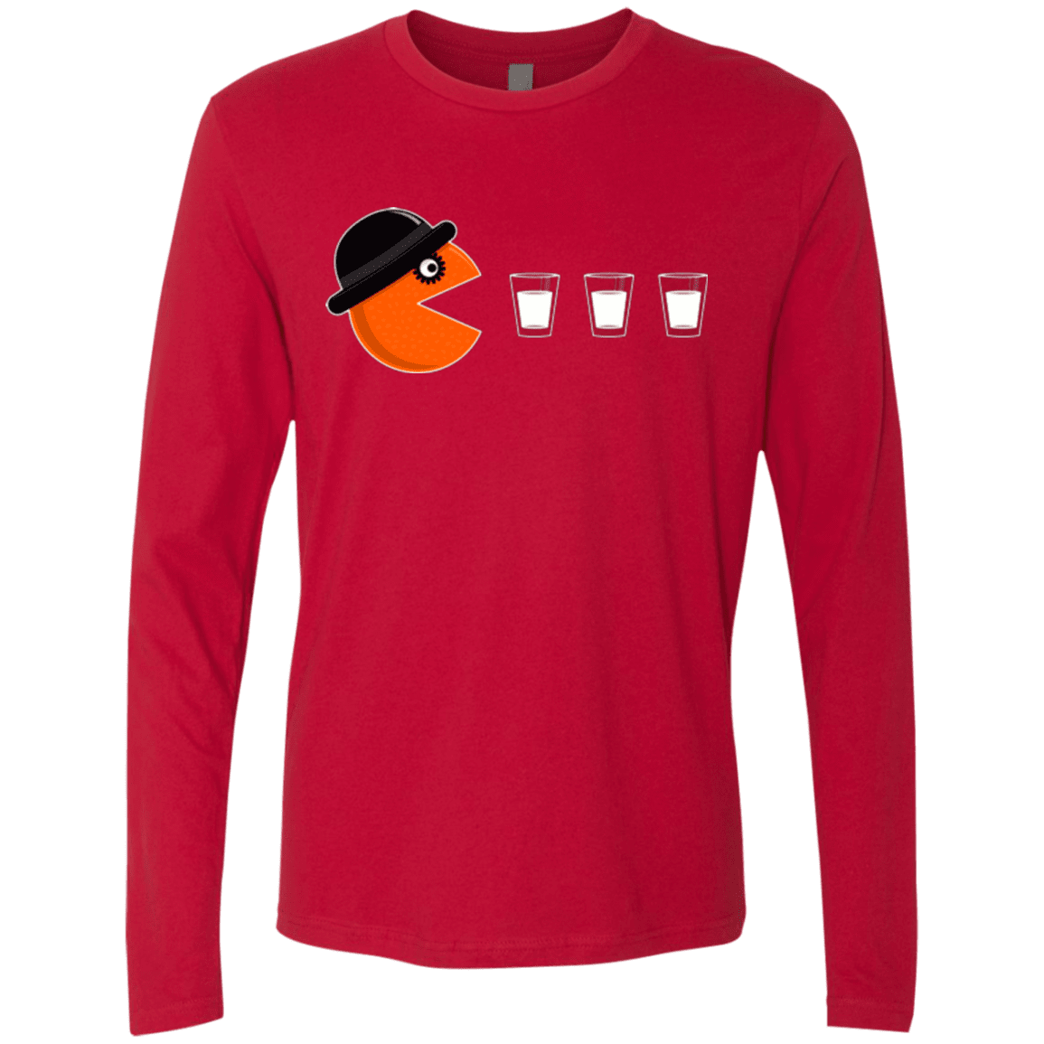 T-Shirts Red / Small Clockwork man Men's Premium Long Sleeve