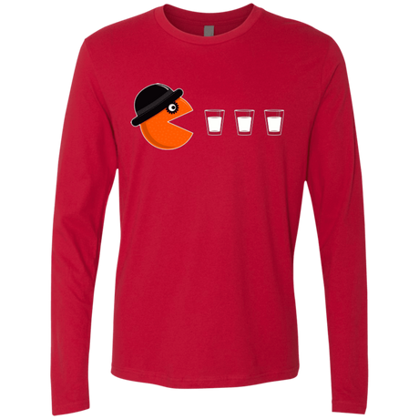 T-Shirts Red / Small Clockwork man Men's Premium Long Sleeve