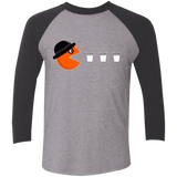 T-Shirts Premium Heather/ Vintage Black / X-Small Clockwork man Men's Triblend 3/4 Sleeve