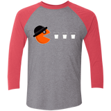 T-Shirts Premium Heather/ Vintage Red / X-Small Clockwork man Men's Triblend 3/4 Sleeve