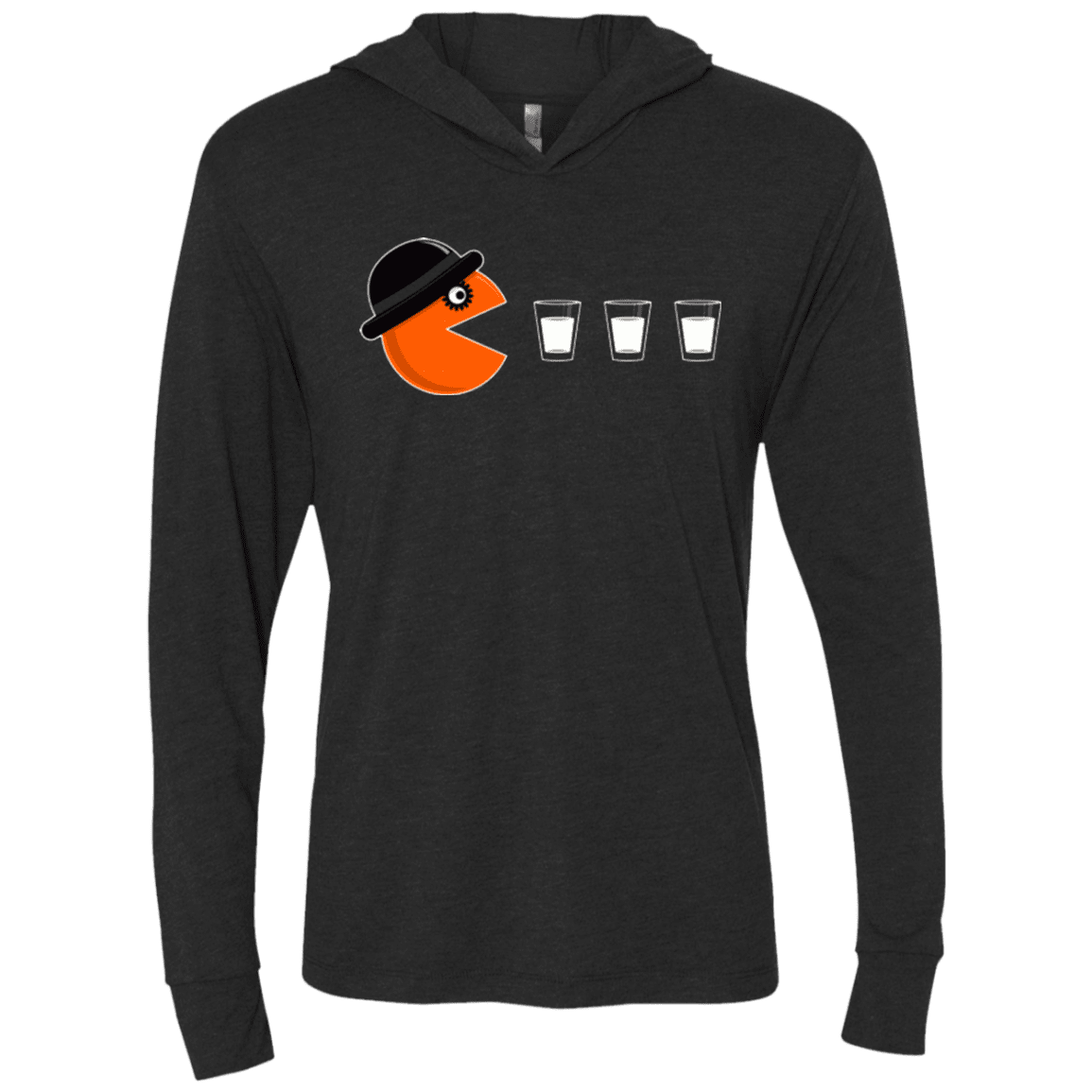 T-Shirts Vintage Black / X-Small Clockwork man Triblend Long Sleeve Hoodie Tee