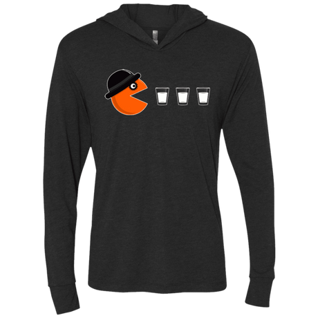 T-Shirts Vintage Black / X-Small Clockwork man Triblend Long Sleeve Hoodie Tee