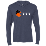 T-Shirts Vintage Navy / X-Small Clockwork man Triblend Long Sleeve Hoodie Tee