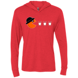 T-Shirts Vintage Red / X-Small Clockwork man Triblend Long Sleeve Hoodie Tee