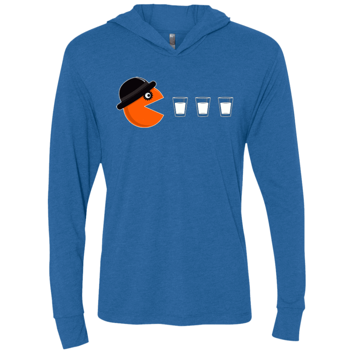 T-Shirts Vintage Royal / X-Small Clockwork man Triblend Long Sleeve Hoodie Tee