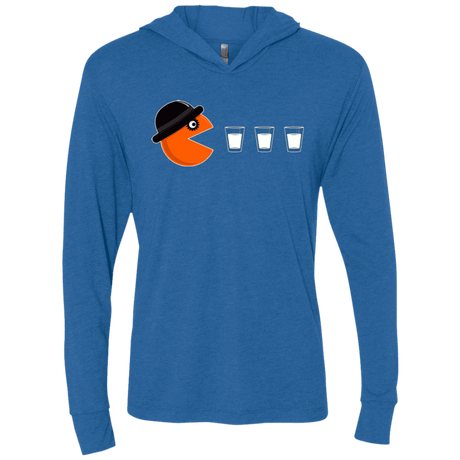 T-Shirts Vintage Royal / X-Small Clockwork man Triblend Long Sleeve Hoodie Tee