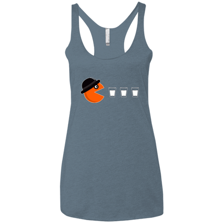 T-Shirts Indigo / X-Small Clockwork man Women's Triblend Racerback Tank