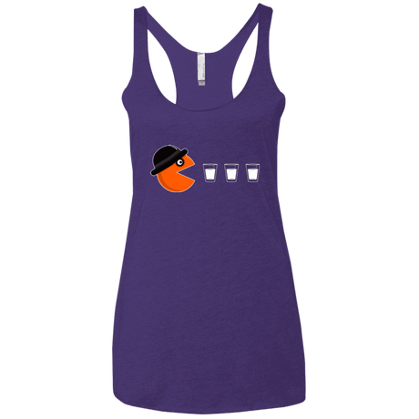 T-Shirts Purple / X-Small Clockwork man Women's Triblend Racerback Tank
