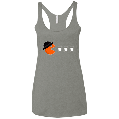 T-Shirts Venetian Grey / X-Small Clockwork man Women's Triblend Racerback Tank