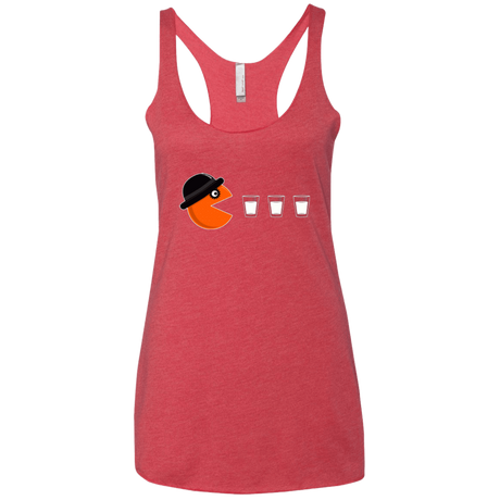 T-Shirts Vintage Red / X-Small Clockwork man Women's Triblend Racerback Tank