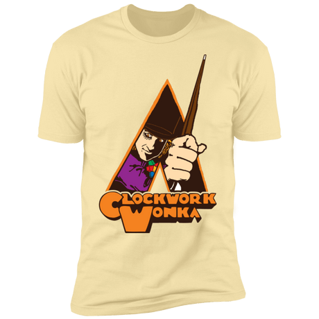 T-Shirts Banana Cream / S Clockwork Wonka Men's Premium T-Shirt