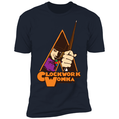 T-Shirts Midnight Navy / S Clockwork Wonka Men's Premium T-Shirt