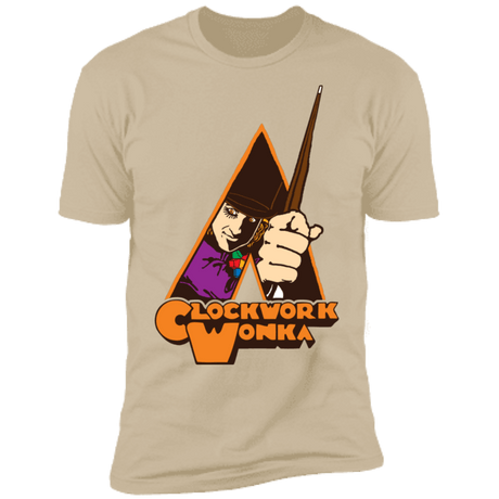 T-Shirts Sand / S Clockwork Wonka Men's Premium T-Shirt