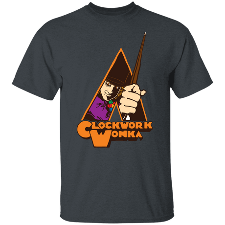 T-Shirts Dark Heather / S Clockwork Wonka T-Shirt