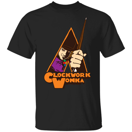 T-Shirts Black / YXS Clockwork Wonka Youth T-Shirt