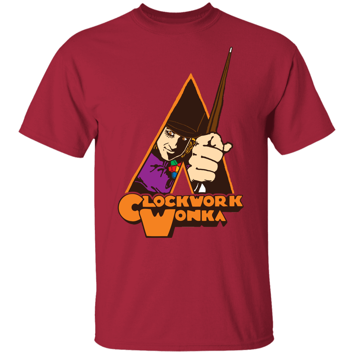 T-Shirts Cardinal / YXS Clockwork Wonka Youth T-Shirt