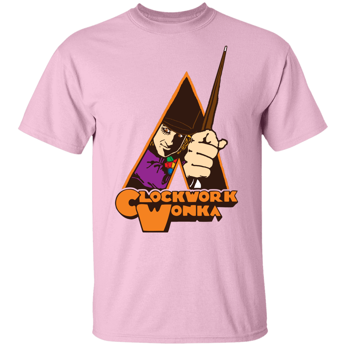 T-Shirts Light Pink / YXS Clockwork Wonka Youth T-Shirt